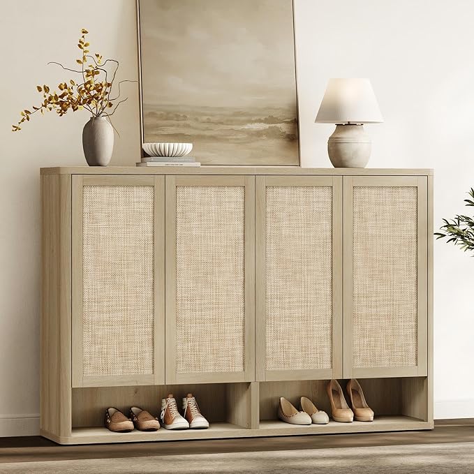 SICOTAS Rattan Shoe Storage Cabinet by SICOTAS