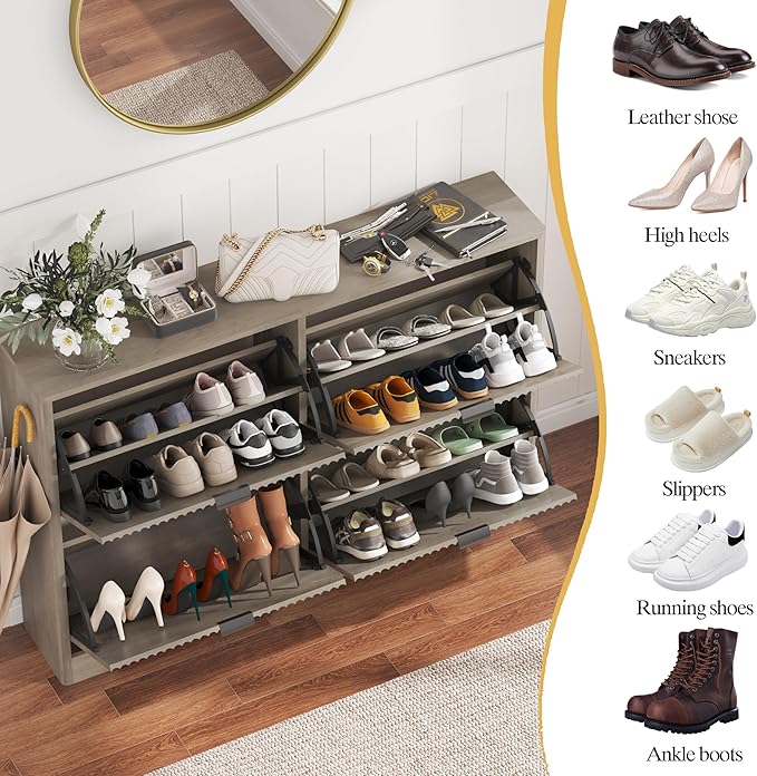 Shoe Cabinet Storage for Entryway - Image 4