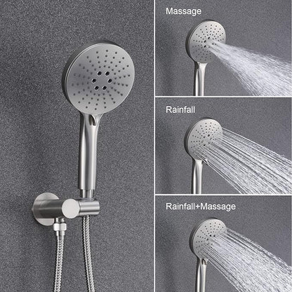 Iriber Shower System Wall Mounted Shower Faucet Mixer Set - Image 4