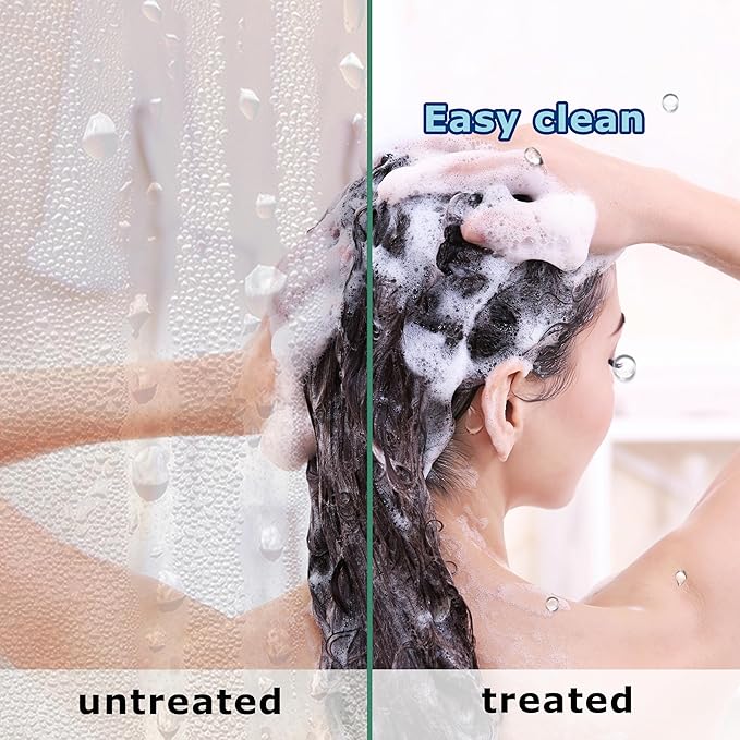 Mainzel 34" W x 76" H Fixed Shower Glass Panel, Frameless 3/8" ANSl Tempered - Image 6