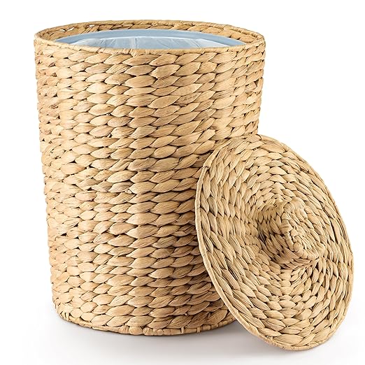 4 Gallons Wicker Waste Basket by TIDITA
