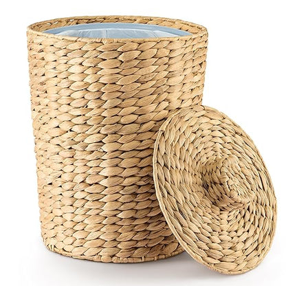 4 Gallons Wicker Waste Basket by TIDITA