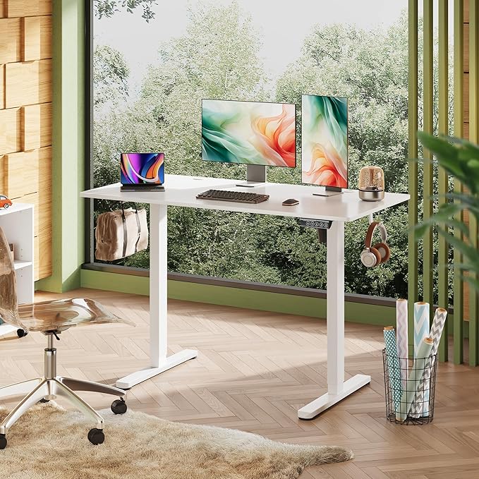 DEVAISE 48 x 24 Inch Standing Desk, Whole-Piece Electric Standing Desk - Image 2
