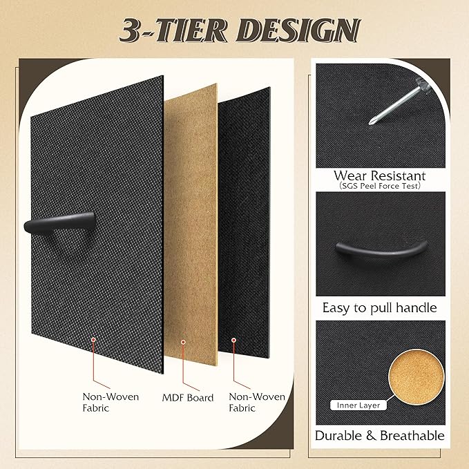 WLIVE Fabric Dresser for Bedroom - Image 7