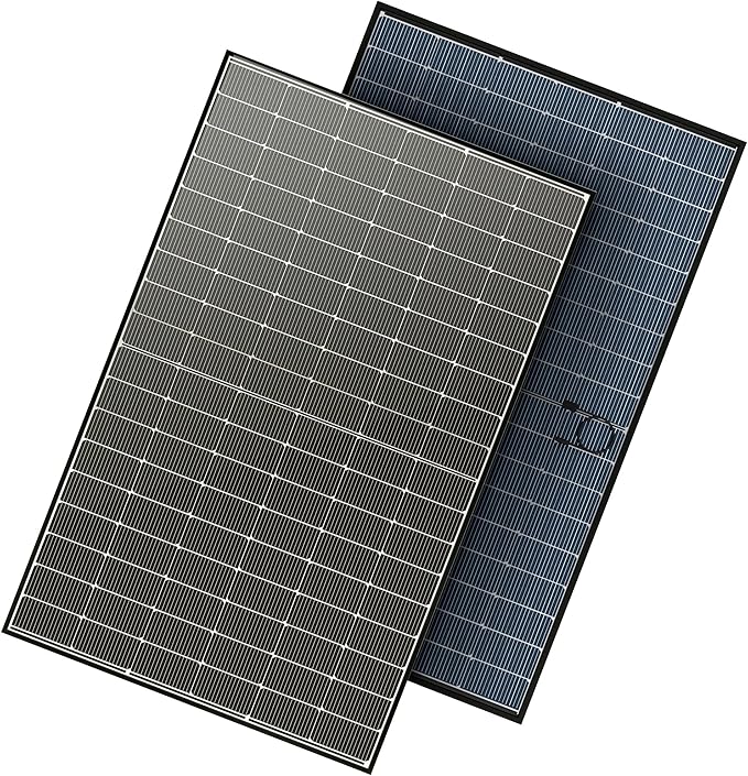 JJN Bifacial 400 Watt Solar Panel, N-Type 16BB 400W Solar Panels, 25% High by JJNSolar-YourCompleteSolarPowerPartner