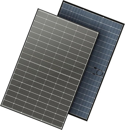 JJN Bifacial 400 Watt Solar Panel, N-Type 16BB 400W Solar Panels, 25% High by JJNSolar-YourCompleteSolarPowerPartner