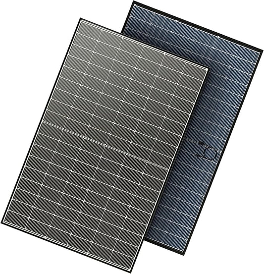 JJN Bifacial 400 Watt Solar Panel, N-Type 16BB 400W Solar Panels, 25% High by JJNSolar-YourCompleteSolarPowerPartner