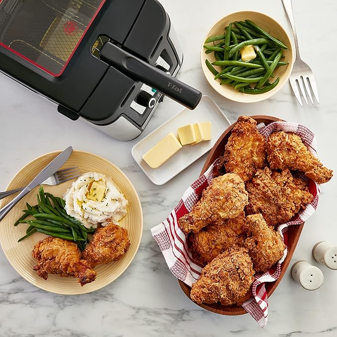 T-fal Deep Fryer with Basket, Electrics Stainless Steel 3.5 Liter Oil Capacity - Image 9