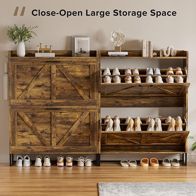 EOYUTLLY Shoe Cabinet for Entryway - Image 4