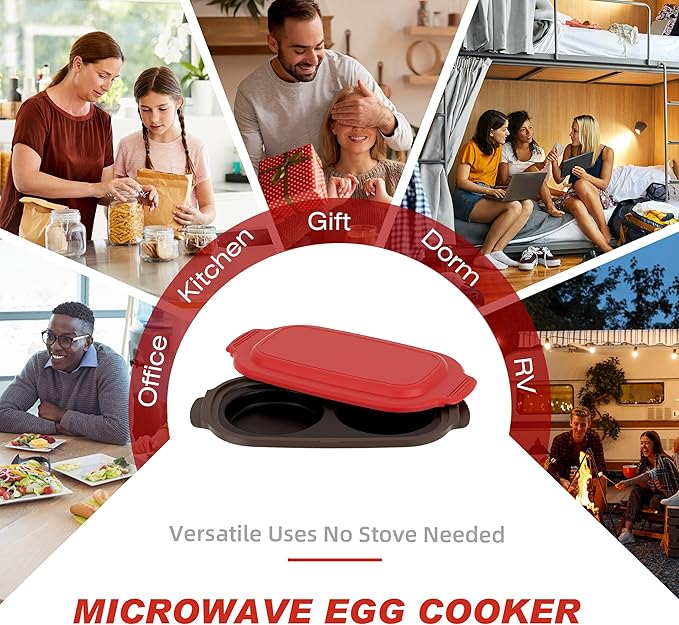 Microwave Egg Cooker, Microwave Egg Poacher | Cooker & Fryer - Image 6
