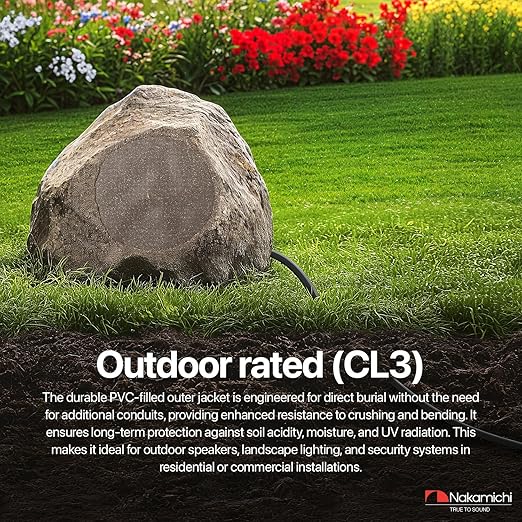 Nakamichi 16/2 in-Wall & Direct Burial Oxygen-Free Copper 2-Conductor Speaker - Image 6