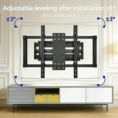 HILLPORT 85 86 98 TV Wall Mount 75 90 100 110 inch Full Motion Ultra Slim - Image 4