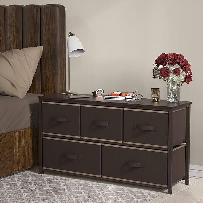 Simple Houseware Wide Dresser for Bedroom - Image 6