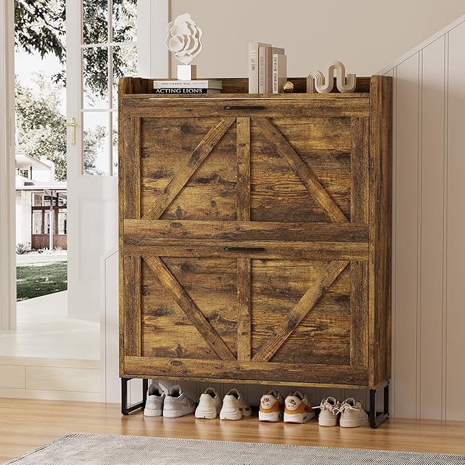EOYUTLLY Shoe Cabinet for Entryway - Image 6