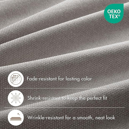 Madison Park Karien 100% Blackout Curtains 52x95 – Grey, 2-Layer Noise Blocking - Image 3