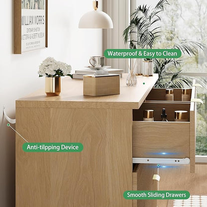 Fluted Dresser for Bedroom - Image 5