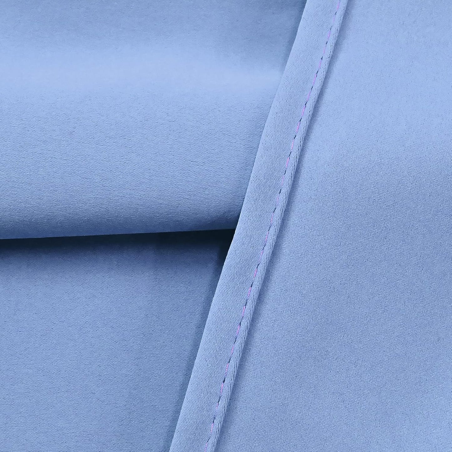 DECOVSUN Light Sky Blue Valances for Windows 70X18 Inches Blackout Thermal Insulated Valance with Grommet Top for Kitchen Living Room Short Straight Drape Valance for Bedroom Kids Room 1 Panel