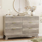 Xixini Fluted Dresser for Bedroom by Xixini