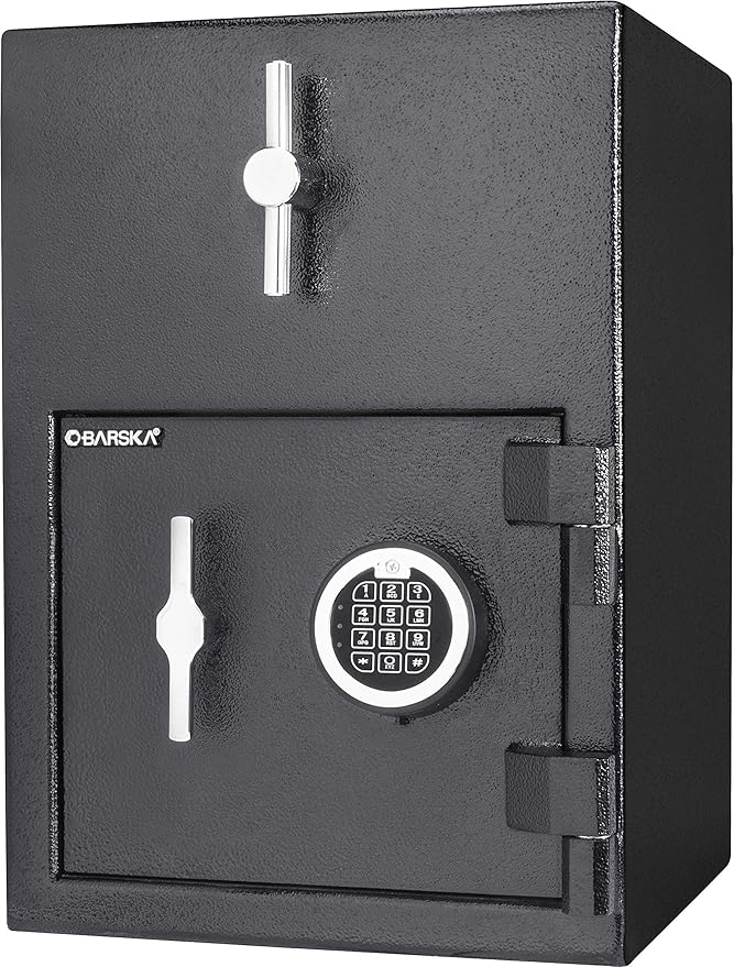 Barska AX13308 Rotary Hopper Digital Keypad Depository Drop Safe 1.15 Cubic Ft by Barska
