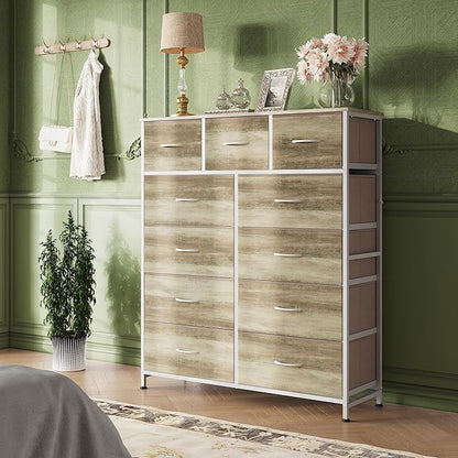 WLIVE Tall Dresser for Bedroom, Fabric Dressers Storage Tower, Dresser & Chest - Image 2