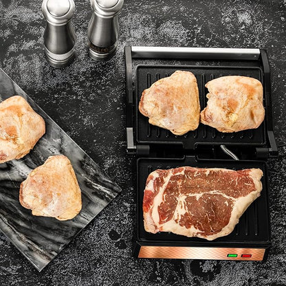 OVENTE Electric Panini Press Sandwich Maker - Image 5