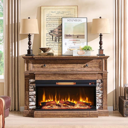 OKD 52" Electric Fireplace - Image 7