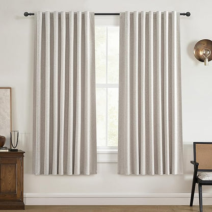 48 Inch Curtains Sunblock Curtains by QJMYDECO