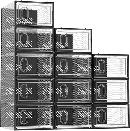 Shoe Storage, 12 Pack Shoe Organizer by DecorateYourHome