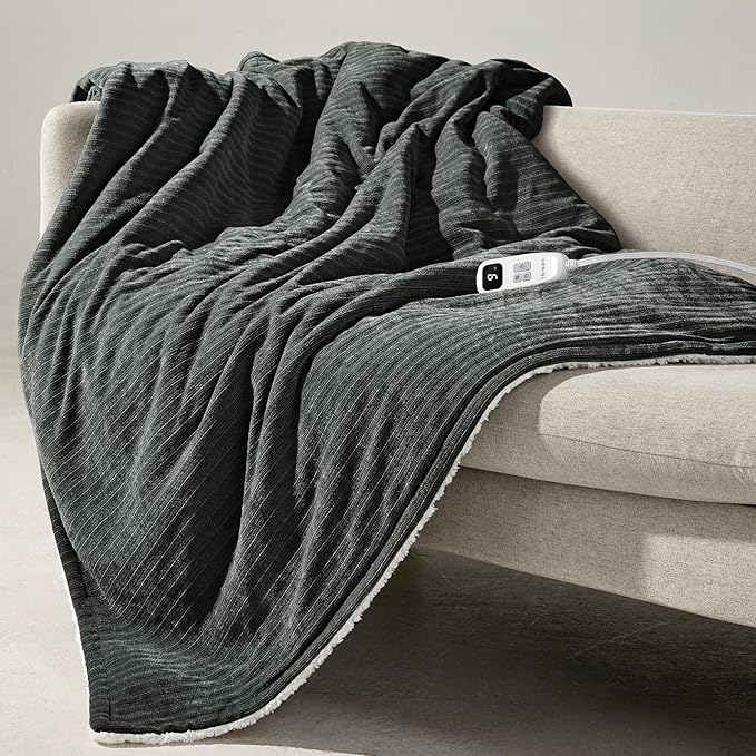 Heated Throw Blanket, Fasting Heating by blunique