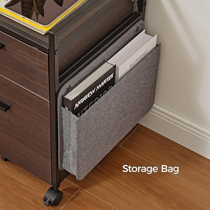 EUREKA ERGONOMIC 2-Drawer Mobile File Cabinet - Image 7