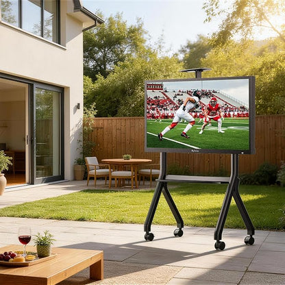 Sylvox Outdoor TV Rolling Cart, Heavy-Duty Y-Type Mobile TV Stand - Image 5