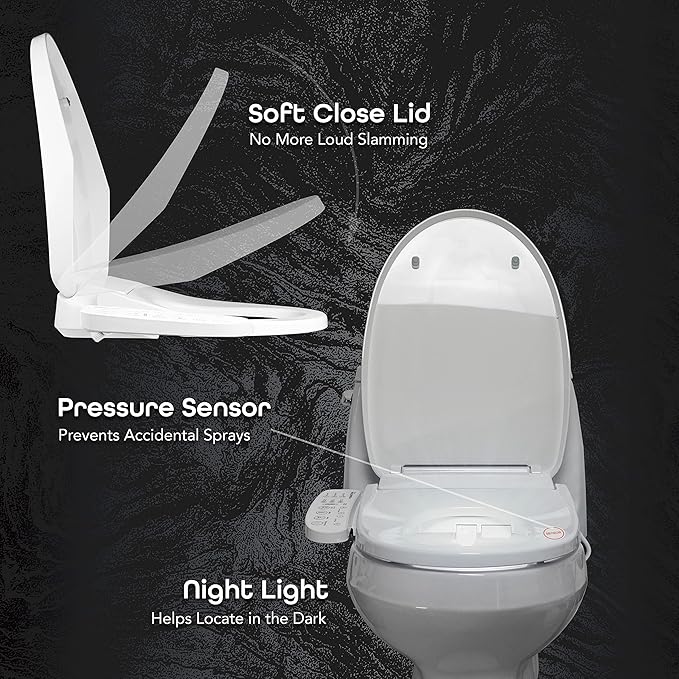 BidetMate 3000 Series Electric Heated Bidet Smart Toilet Seat - Image 5