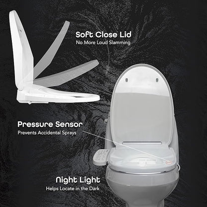BidetMate 3000 Series Electric Heated Bidet Smart Toilet Seat - Image 5