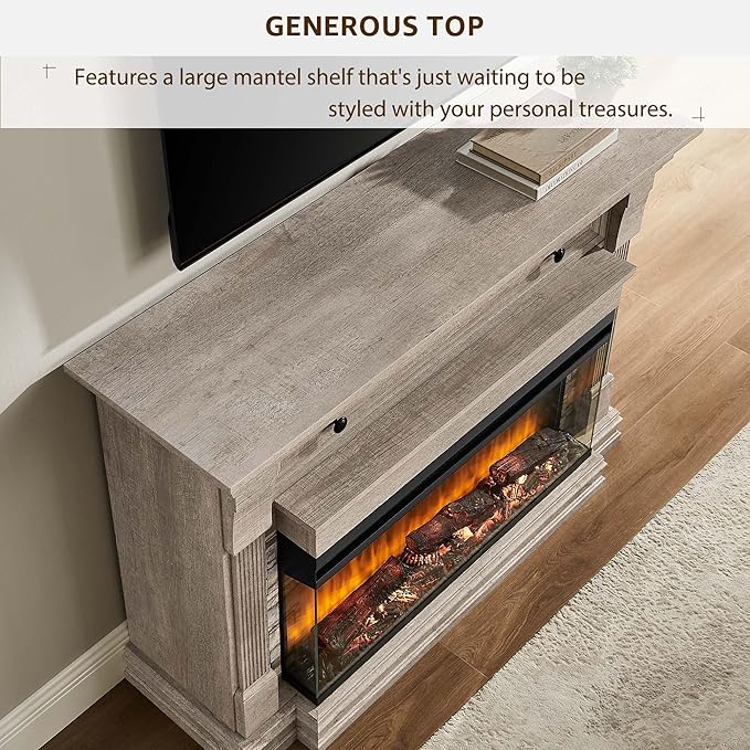 OKD 52 Inch Electric Fireplace - Image 4