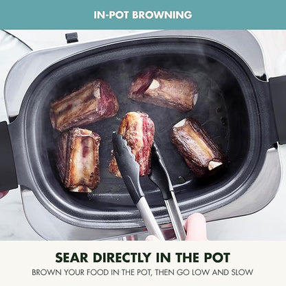 GreenPan Elite 8-in-1 Programmable 6QT Electric Slow Cooker, Dishwasher Safe - Image 6