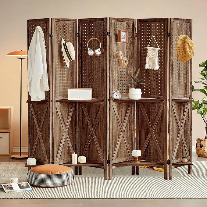 Aleesing 6 Panel Pegboard Display - Image 9