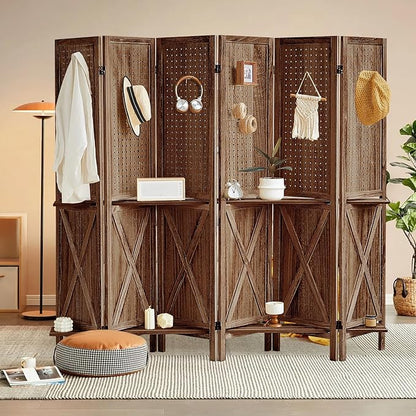 Aleesing 6 Panel Pegboard Display - Image 9
