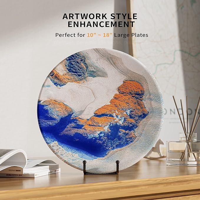 IPAME 4 Pack 8 Inch Large Plate Stands - Image 5
