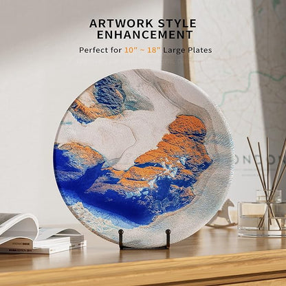 IPAME 4 Pack 8 Inch Large Plate Stands - Image 5