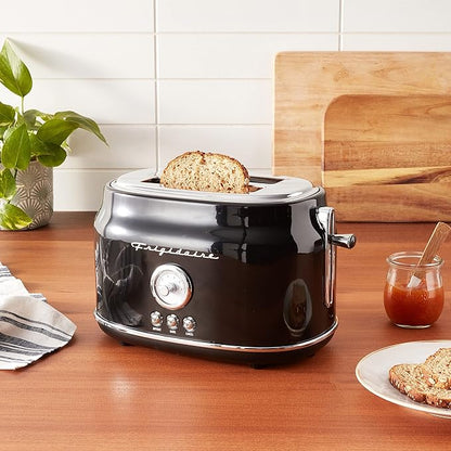 Frigidaire ETO102-WHITE, 2 Slice Toaster, Retro Style, Wide Slot - Image 2