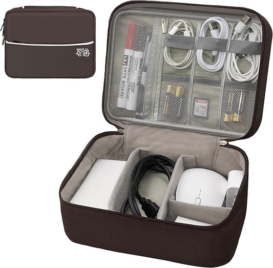 Electronics Organizer, Travel Cord Organizer Pouch, Portable Cable Organizer by Miavers