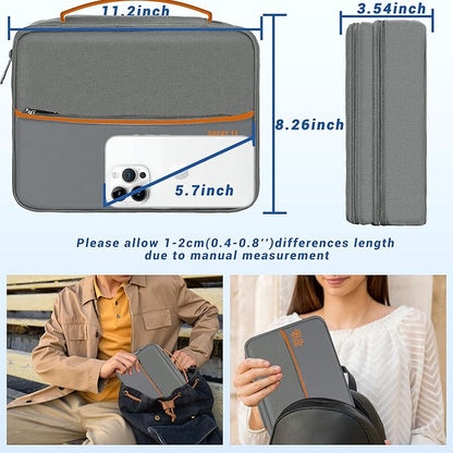 Electronics Organizer, Travel Cord Organizer Pouch, Portable Cable Organizer - Image 3