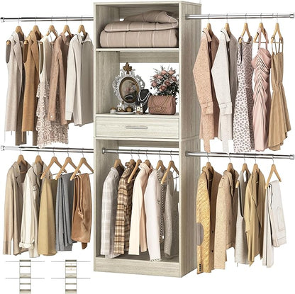 Unikito 96” Closet System, 8FT Walk in Closets Organizer Kit by Unikito