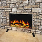 Premium Tempered Glass Fireplace Screen by ClearlyInnovative