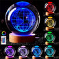 Conalisk 3D Earth Crystal Ball Lamp, 3.15 inch K9 Crystal Ball Night Light by Conalisk