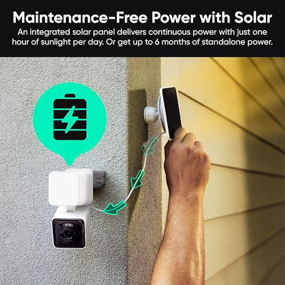 WYZE Solar Cam Pan, AI Security Cameras Wireless Outdoor, Battery Powered - Image 3