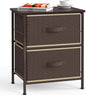 SIMPLE HOUSEWARE 2 Tier Night Stands Dresser by SimpleHouseware