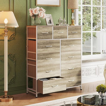 WLIVE Tall Dresser for Bedroom, Fabric Dressers Storage Tower, Dresser & Chest - Image 4