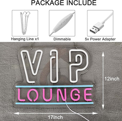 ZODZ VIP Lounge Neon Sign LED Light up Sign - Image 3
