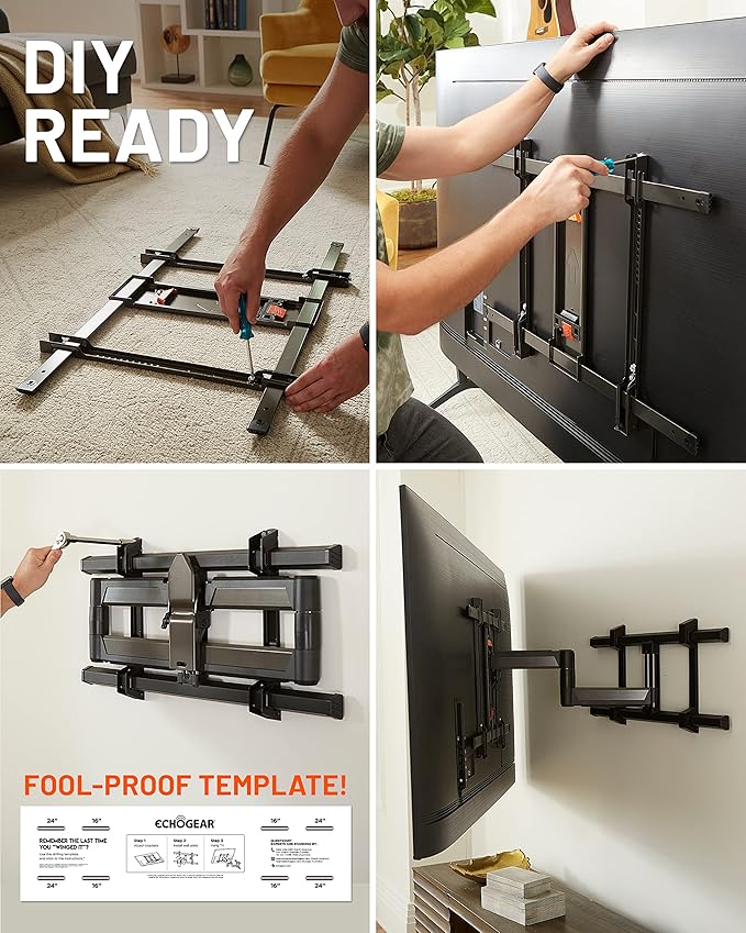 ECHOGEAR XL Full Motion TV Wall Mount - Image 7